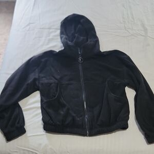 Black Zip-Up Hoodie